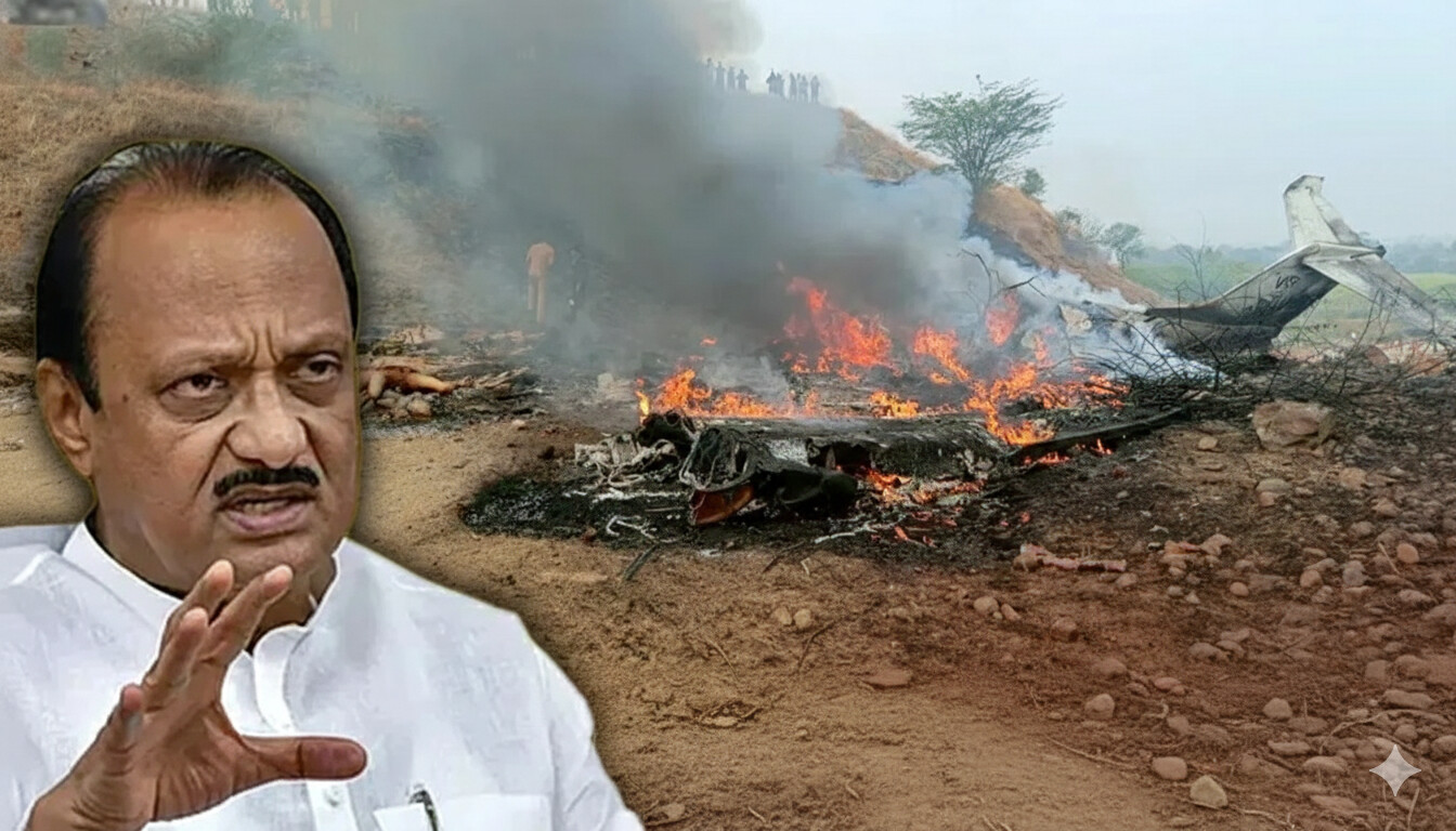 बारामती विमान दुर्घटना में उपमुख्यमंत्री अजित पवार समेत 6 की मौत, DGCA ने की पुष्टि 